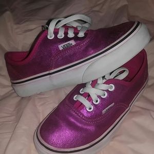 Girls Boys kids pink diva Vans